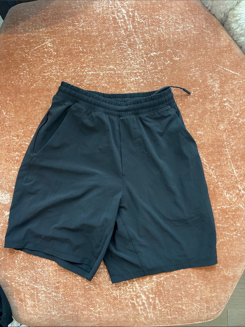 lululemon Men’s Black Athletic Drawstring Shorts